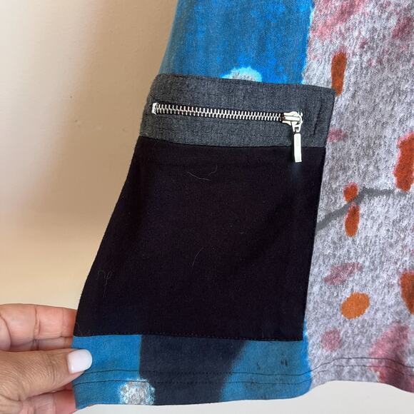 Parsley & Sage Artsy Lagenlook Tunic Top Size XL Art To Wear Boho Avant Garde - Picture 7 of 10